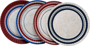 Americana Melamine Plates 9" (Set of 4)